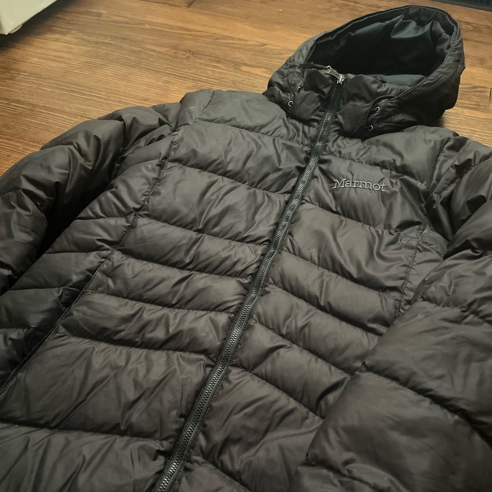 Marmot Black/Brown Winter Coat